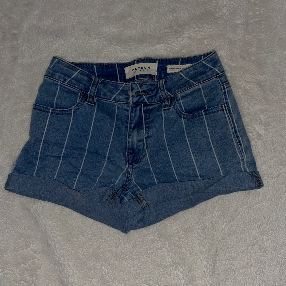 Pacsun jean stripe shorts.